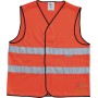 GILET 100% POLIESTERE BANDE RETRORIFLETTENTI 3M CM 5 EN 471