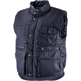 GILET ANNECY COTONE E POLIESTERE BLU TAGLIA S - 3XL
