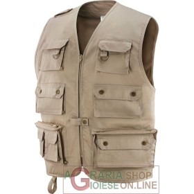 BEIGE NILE MULTIPOCKET VEST TAGLIA XL - XXL BEIGE NILE MULTIPOCKET VEST TAGLIA XL - XXL