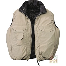 VESTA REVERSIBILA 100% NYLON CULOARE BEJ NEGRU TG M L XL XXL