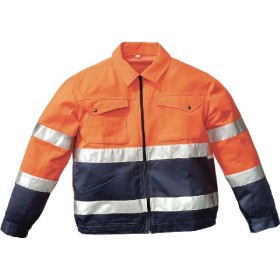 HV TOOLS ORANGE/BLUE JACKET CU BENZI REFLECTORIZANTE 3M TG. DE