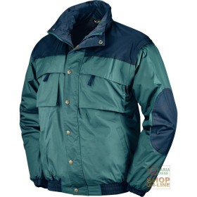 JACHETA DIN PVC DIN NAILON INTERIOR ÎN LÂNĂ DE CULOARE VERDE