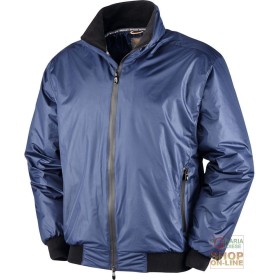 JACHETA DIN POLIESTER PVC FODERATO INTERN IN CULOARE ALBASTRU