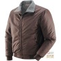 POLY PU FODERATO FLEECE JACKET BROWN TG S XXL