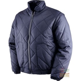 JACHETA DIN BUMBAC DIN POLIESTER CU MANIACEA CULOARE ALBASTRA