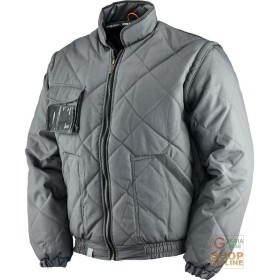 JACHETA DIN BUMBAC DIN POLIESTER CUADGE HOLDER COLOR GRAY TG S