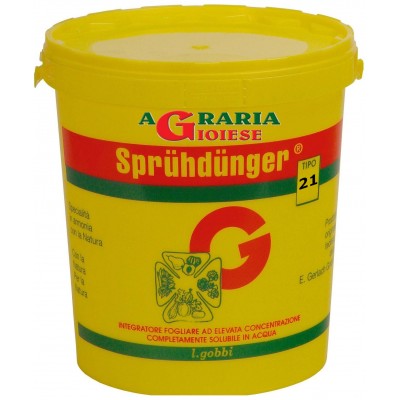 GOBBI SPRUHDUNGER TIP 21 CUCIMȘI FOLIAR N.P.K. 21.19.18 KG. 10