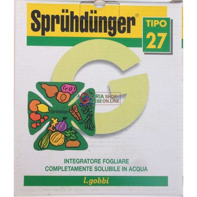 GOBBI SPRUHDUNGER TIP 27 CUCIMȘI FOLIAR N.P.K. 27.11.15 CU