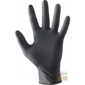 MĂNUȘI DIN LATEX FĂRĂ PULBERE AQL 1 5 COLOR BLACK TG S M L XL