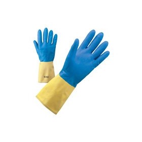 MĂNUȘI GALBENE DE NEOPREN ȘI AZZURRI NEOLATEX TG. 8 la 10