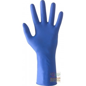 MĂNUȘI DIN LATEX CLORURATE FĂRĂ PULBERE CM 30 AQL 4 0 COLOR