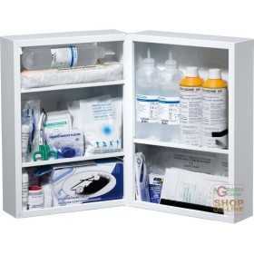 ARMADIETTO MEDICAZIONE IN METALLO  ALLEGATO 1 MAGGIORATO  DIM  45X32X19 CM ARMADIETTO MEDICAZIONE IN METALLO ALLEGATO 1 MAGGIORATO DIM