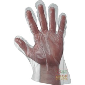 GUANTO POLIETILENE USA E GETTA  BUSTA DA 100 PEZZI GUANTO POLIETILENE USA E GETTA BUSTA DA 100 PEZZI