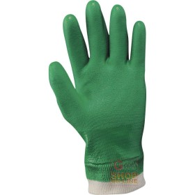 GUANTO RICOPERTO IN PVC  POLSO IN MAGLIA  COLORE NERO  TG  S M L XL GUANTO RICOPERTO IN PVC POLSO IN MAGLIA COLORE NERO TG S M L XL