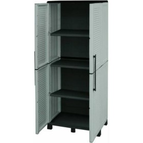ARMADIO IN GRAY RESIN 2 USI 3 RIPIANI HIGH CM. 70x39x172 ARMADIO IN GRAY RESIN 2 USI 3 RIPIANI HIGH CM. 70x39x172