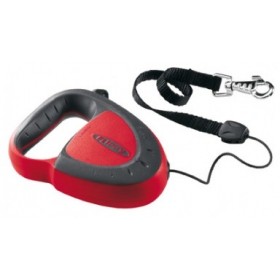 GUINZAGLIO AUTOMATĂ FLIPPY DE LUXE BANDĂ MARE ROȘU