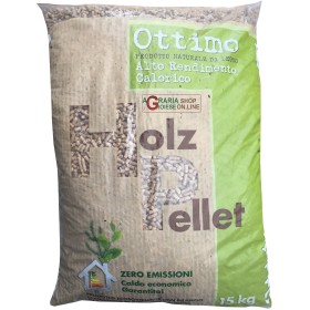Holz ottimo pellet per stufe alto rendimento calorico kg. 15