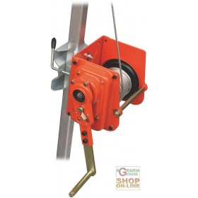 ARROTOLATORE PER TREPPIEDE CON CAVO IN ACCIAIO 45 MT ARROTOLATORE PER TREPPIEDE CON CAVO IN ACCIAIO 45 MT