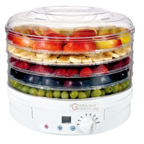 ARTUS DISIDRATATORE ESSICCATORE PER CARNI PESCE FRUTTA E VERDURE WATT. 230-260 ARTUS DISIDRATATORE ESSICATORE PER CARNI PESCE FRUTTA E VERDURE