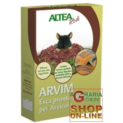 ARVIM ESCA IN PASTA PRONTA USO PER ARVICOLE gr. 400