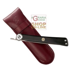 KAI CUȚIT PLIABIL MANICO ÎN ABANOS LAMA DIN CMDIN OȚEL INOXIDABIL . 19 KAI CUȚIT PLIABIL MANICO ÎN ABANOS LAMA DIN CMDIN OȚEL