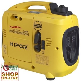 KIPOR GENERATORE A INVERTER KAMA IG1000 QUATTRO TEMPI WATT. 1000 PER CAMPEGGIO CAMPER AMBULANTI KIPOR GENERATORE A INVERTER KAMA IG1000 QUATTRO TEMPI WATT.