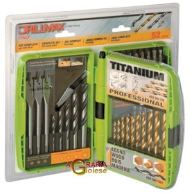 KIT ACCESSORI PER TRAPANO DRILL MAX PZ 52 KIT ACCESSORI PER TRAPANO DRILL MAX PZ 52