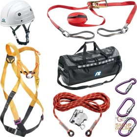 KIT ANTICADUTA PIANI INCLINATI 2  COMPLETO DI BORSONE KIT ANTICADUTA PIANI INCLINATI 2 COMPLETO DI BORSONE