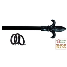 ANTRACIT CORTINA DE FIER TIJA KIT VÂRFUL DE LANCE CM.120-210 ANTRACIT CORTINA DE FIER TIJA KIT VÂRFUL DE LANCE CM.120-210