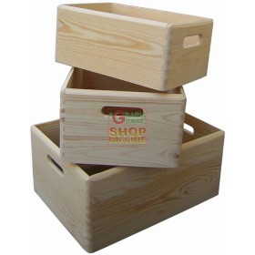 KIT TRE CASSETTE IN LEGNO MODELLO PETUNIA 3 PEZZI KIT TRE CASSETTE IN LEGNO MODELLO PETUNIA 3 PEZZI