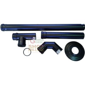 KIT TUBI SMALBO PRONTO-PELLET PER STUFE A PELLETS  DIAMETRO CM. 8 KIT TUBI SMALBO PRONTO-PELLET PER STUFE A PELLETS DIAMETRO CM. 8