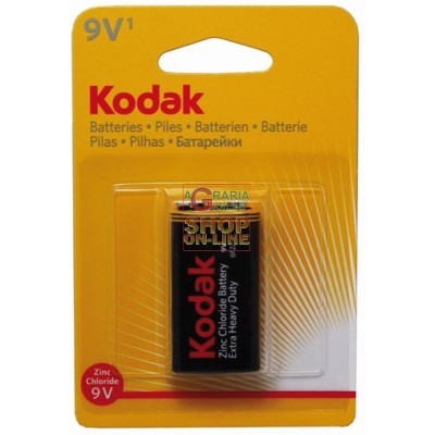 KODAK LONG-LIFE TRANSISTOR 9V PZ. 1