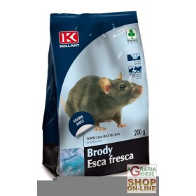 KOLLANT BRODY ESCA FRESCA TOPICIDA VELENO PER TOPI GR. 200 KOLLANT BRODY ESCA FRESCA TOPICIDA VELENO PER TOPI GR. 200