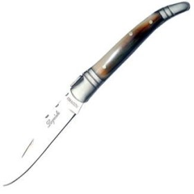 LAGUIOLE MANICO IN CORNO LAMA CM.  6,5 LAGUIOLE MANICO IN CORNO LAMA CM. 6,5