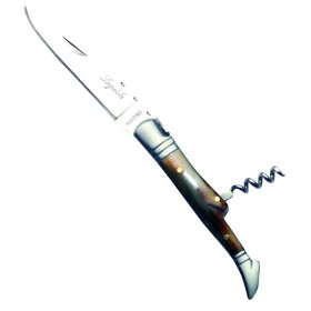 LAGUIOLE MANICO IN HORN LAMA CM.  8 cu tirbușon LAGUIOLE MANICO IN HORN LAMA CM. 8 cu tirbușon