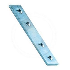 PLACĂ 4 GĂURI DREPTE GALVANIZATE CM. 16 PLACĂ 4 GĂURI DREPTE GALVANIZATE CM. 16