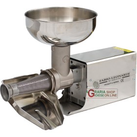 LEONARDI STOARCETOR DE PIURE DE TOMATE ELETTRICO SP3 CU MOTOR HP. 0,50 NIPLOY FAIRED DIN OȚEL INOXIDABIL LEONARDI STOARCETOR DE PIURE DE TOMATE ELETTRICO SP3 CU MOTOR