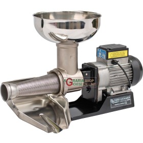 LEONARDI MOARA DE TOMATE ELETTRICO SP5 CU MOTOR HP. 1 NIPLOY LEONARDI MOARA DE TOMATE ELETTRICO SP5 CU MOTOR HP. 1 NIPLOY