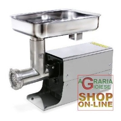 LEONARDI TRITACARNE ELETTRICO CARENATO INOX 12 HP. 0,5