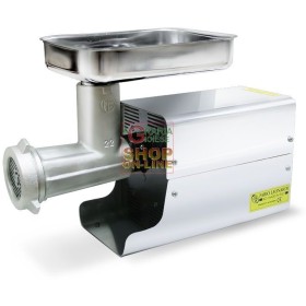 LEONARDI TRITACARNE ELETTRICO PROFESSIONALE N. 22 HP. 1 WATT 750 STAGNATO CARENATO INOX LEONARDI TRITACARNE ELETTRICO PROFESSIONALE N. 22 HP. 1 WATT