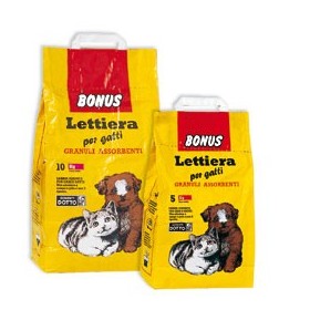 LETTIERA PER GATTI BONUS DA KG.10 LETTIERA PER GATTI BONUS DA KG.10
