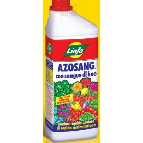 LINFA CONCIME LIQUIDO AZOSANG A BASE DI SANGUE DI BUE LT. 1 LINFA CONCIME LIQUIDO AZOSANG A BASE DI SANGUE DI BUE LT. 1