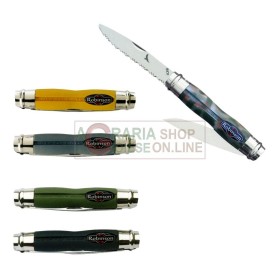 AUSONIA COLTELLO ROBINSON CON DOPPIA LAMA SURVIVAL AUSONIA COLTELLO ROBINSON CON DOPPIA LAMA SERRAMANICO SURVIVAL