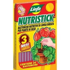 LINFA NUTRISTICK BASTONCINI NUTRITIVI PER PIANTE IN VASO PZ. 24 LINFA NUTRISTICK BASTONCINI NUTRITIVI PER PIANTE IN VASO PZ. 24