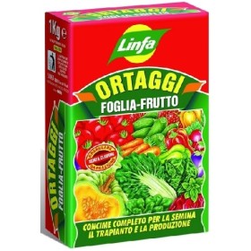 LINFA ORTAGGI FOGLIA FRUTTO CONCIME GRANULARE KG.1 LINFA ORTAGGI FOGLIA FRUTTO CONCIME GRANULARE KG.1