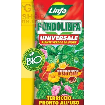 LINFA TERRICCIO UNIVERSALE LT. 50 PER PIANTE E FIORI