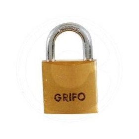 LUCCHETTO OTTONE GRIFO MM. 20 IN BLISTER LUCCHETTO OTTONE GRIFO MM. 20 IN BLISTER