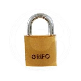 LUCCHETTO OTTONE GRIFO MM. 25 IN BLISTER LUCCHETTO OTTONE GRIFO MM. 25 IN BLISTER