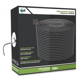 MACH POWER CAVO LAN UTP CAT 5E GREY MT. 100 MACH POWER CAVO LAN UTP CAT 5E GREY MT. 100