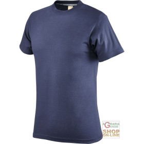 MAGLIETTA BUMBAC JUMĂTATE MANICA GR 110 CULOARE ALBASTRU TG S XXL MAGLIETTA BUMBAC JUMĂTATE MANICA GR 110 CULOARE ALBASTRU TG S